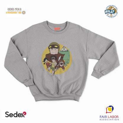 felpa con girocollo unisex- il ragazzo del futuro