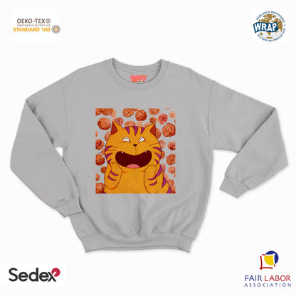 felpa con girocollo unisex- giuliano polpette