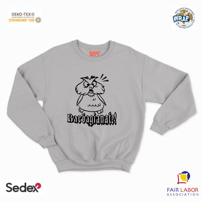 felpa con girocollo unisex- barbagianate anacleto