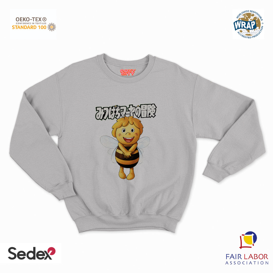felpa con girocollo unisex- maia
