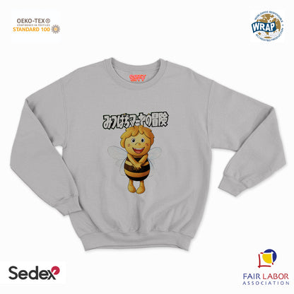 felpa con girocollo unisex- maia
