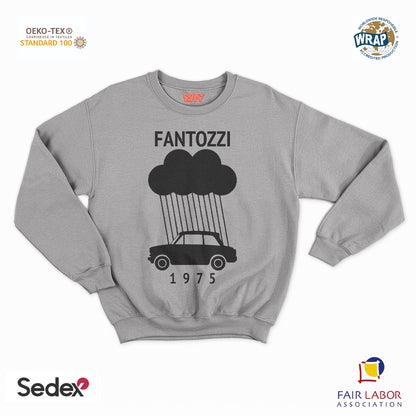 felpa con girocollo unisex- ugo nuvola 1975