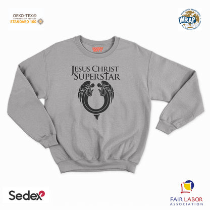 felpa con girocollo unisex- jesus christ