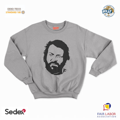 felpa con girocollo unisex- bud icon