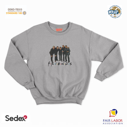 felpa con girocollo unisex- amici miei commedia