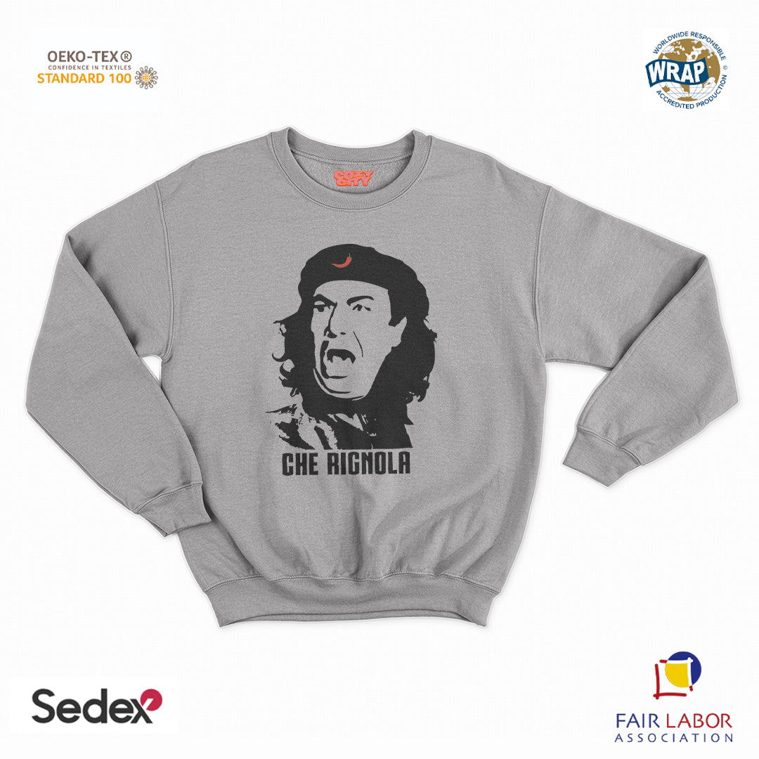 felpa con girocollo unisex- lino che rignola