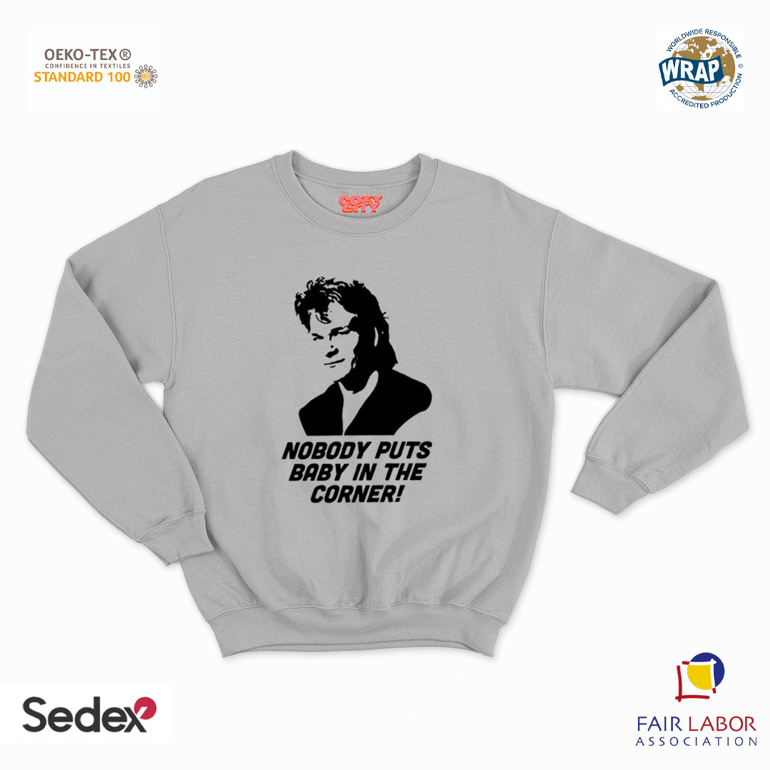 felpa con girocollo unisex- patrick