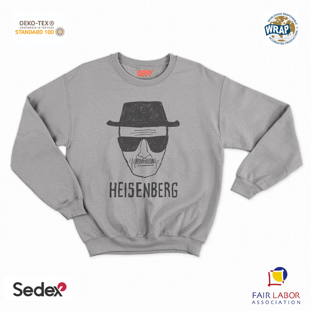 felpa con girocollo unisex- heisenberg