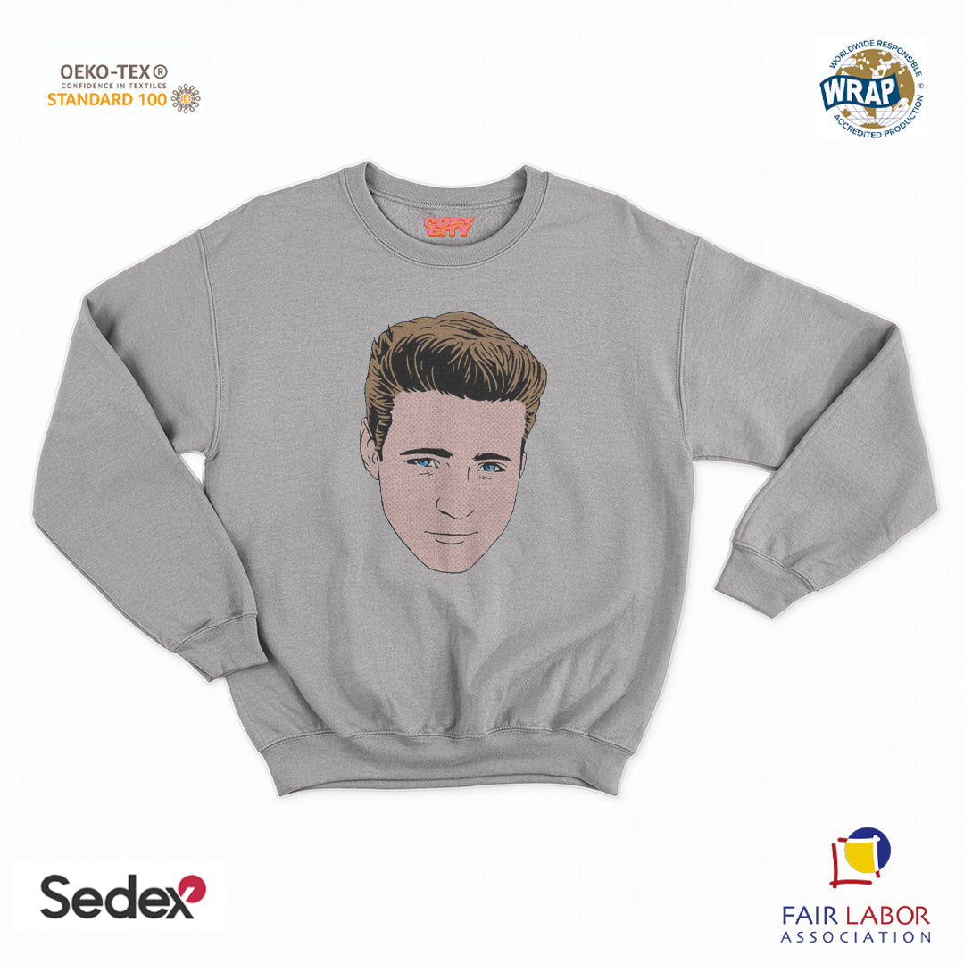 felpa con girocollo unisex- brandon