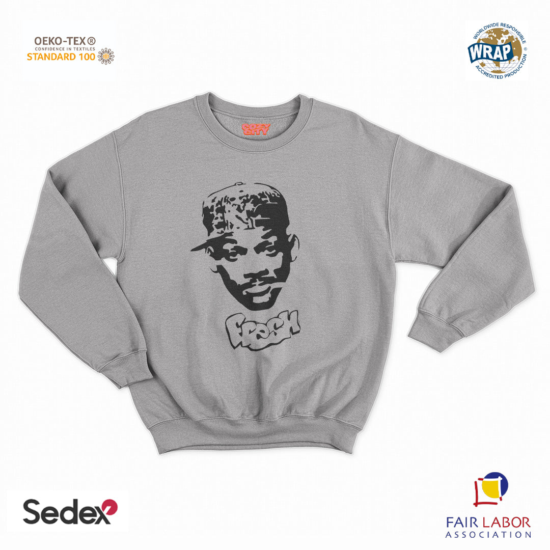 felpa con girocollo unisex- fresh