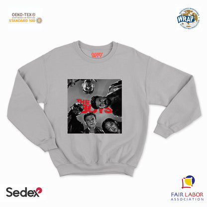 felpa con girocollo unisex- i ragazzi logo