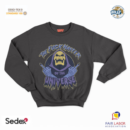 felpa con girocollo unisex- the fuck master of the universe