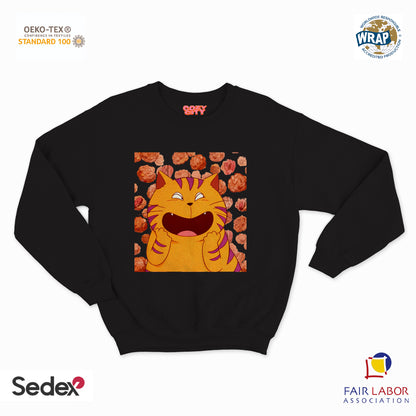 felpa con girocollo unisex- giuliano polpette