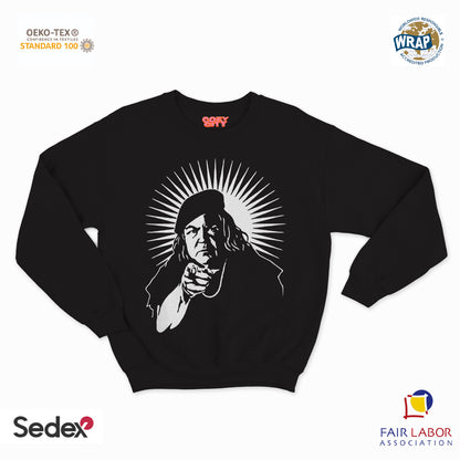 felpa con girocollo unisex- mamma fratellis voglio te