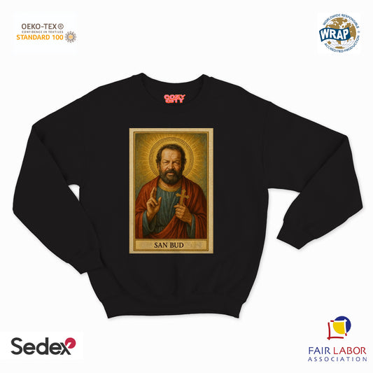 felpa con girocollo unisex- san bud