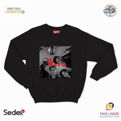 felpa con girocollo unisex- i ragazzi logo