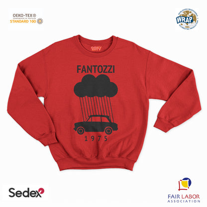 felpa con girocollo unisex- ugo nuvola 1975