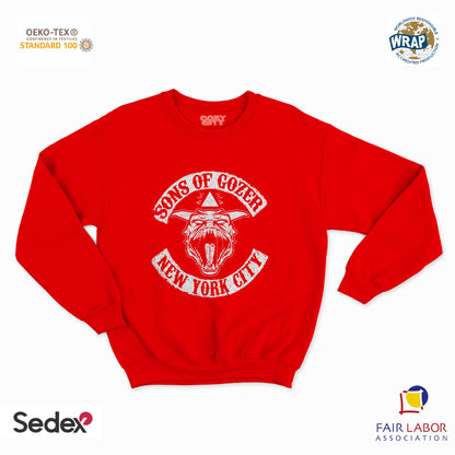 felpa con girocollo unisex- sons of goze