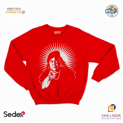 felpa con girocollo unisex- mamma fratellis voglio te