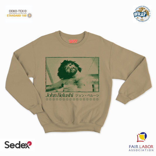felpa con girocollo unisex- john b japan