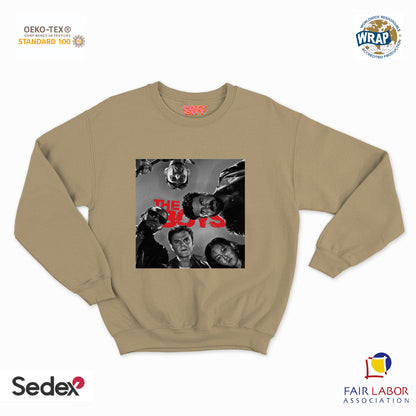 felpa con girocollo unisex- i ragazzi logo