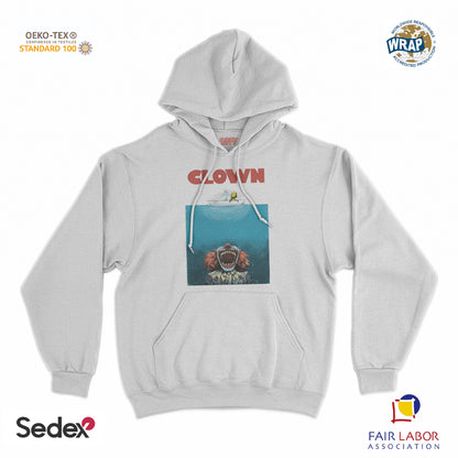 felpa_cappuccio cappuccio unisex- squalo clown