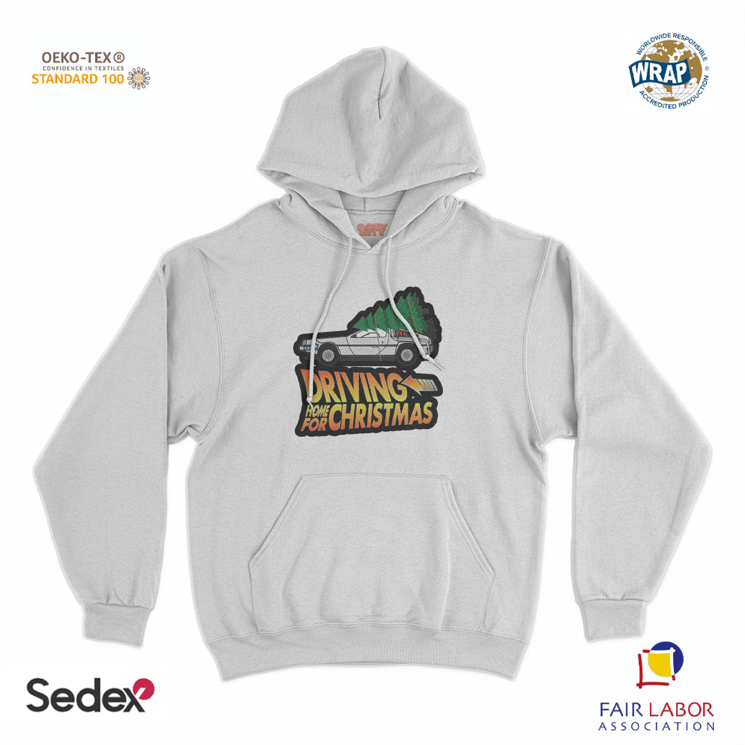 felpa_cappuccio cappuccio unisex- driving home for christmas natale