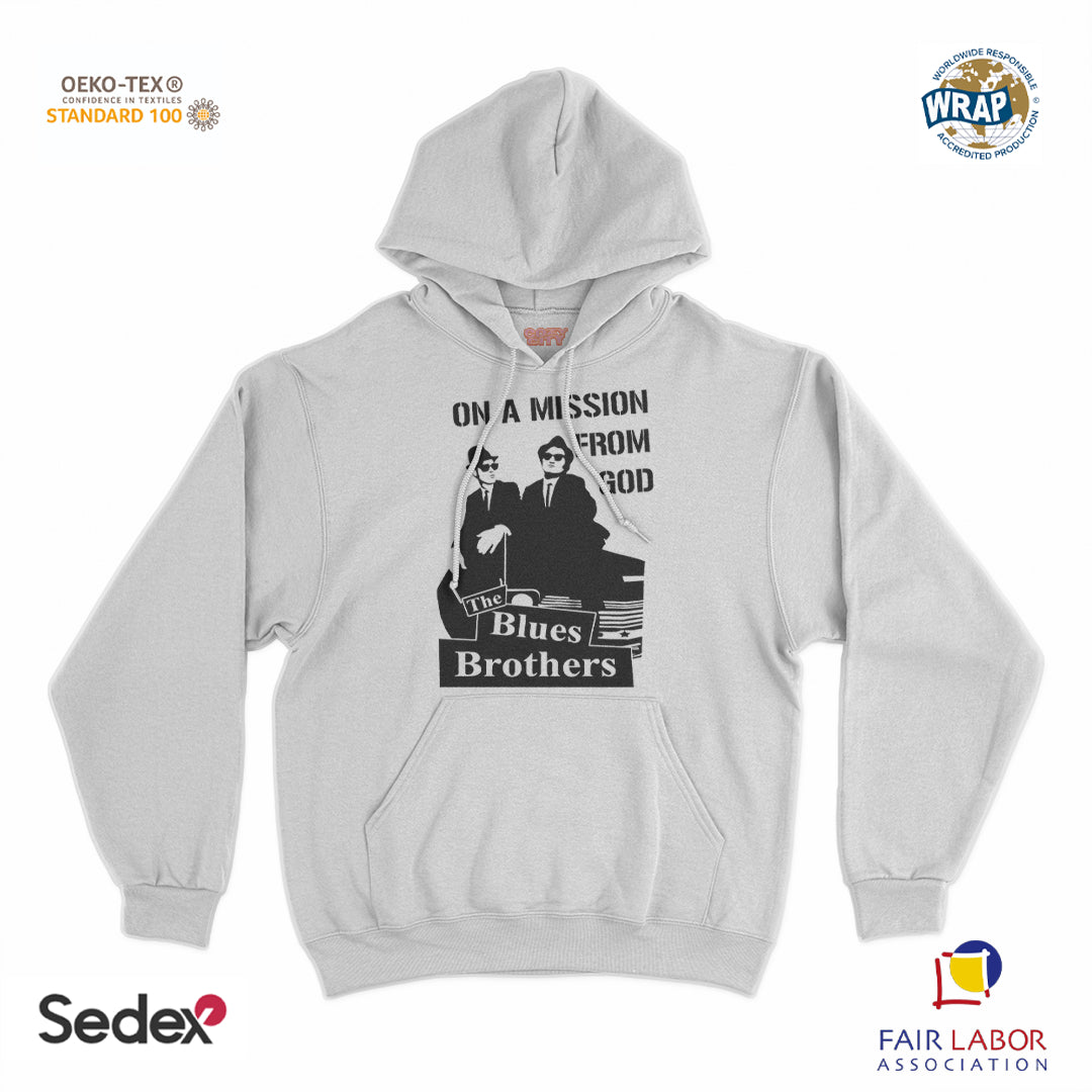 felpa_cappuccio cappuccio unisex- brothers on a mission from god