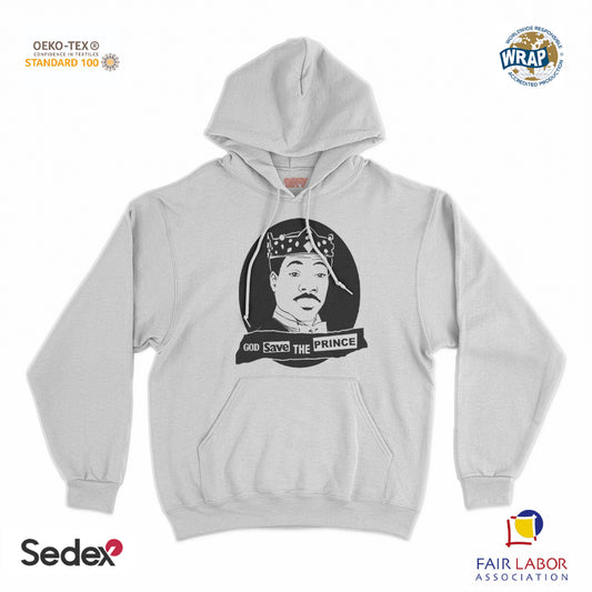 felpa_cappuccio cappuccio unisex- good save the prince zamunda