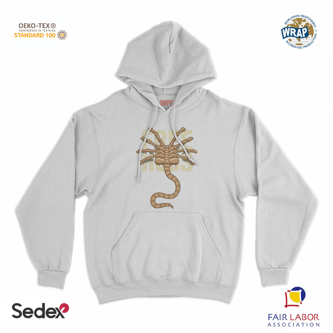 felpa_cappuccio cappuccio unisex- alien free hugs