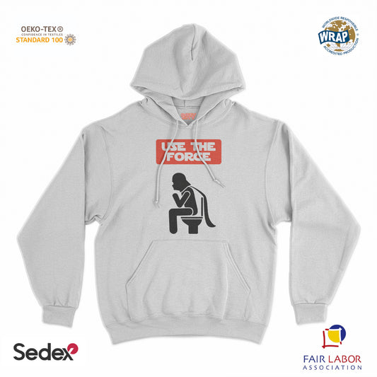 felpa_cappuccio cappuccio unisex- use the force cagando