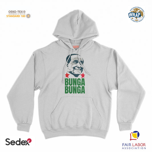 felpa_cappuccio cappuccio unisex- bunga bunga silvio