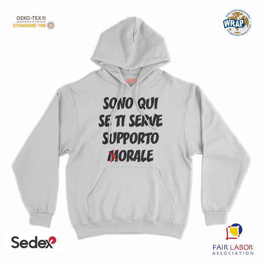 felpa_cappuccio cappuccio unisex- sono qui se ti serve supporto m orale