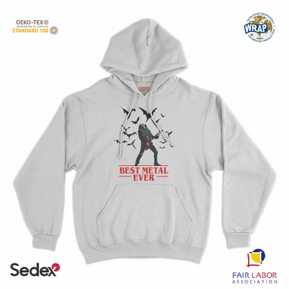 felpa_cappuccio cappuccio unisex- best metal ever