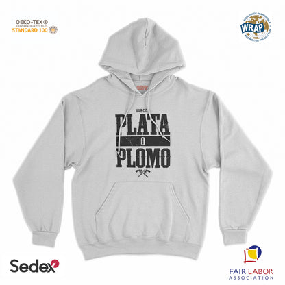 felpa_cappuccio cappuccio unisex- plata o plomo