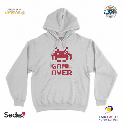 felpa_cappuccio cappuccio unisex- alien game over
