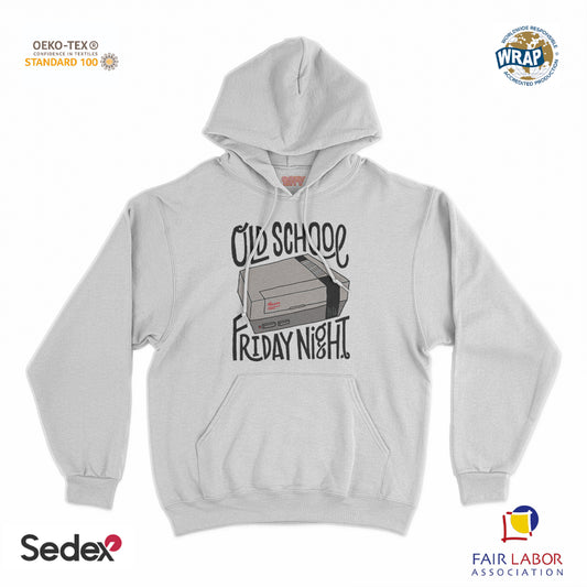 felpa_cappuccio cappuccio unisex- old school friday night