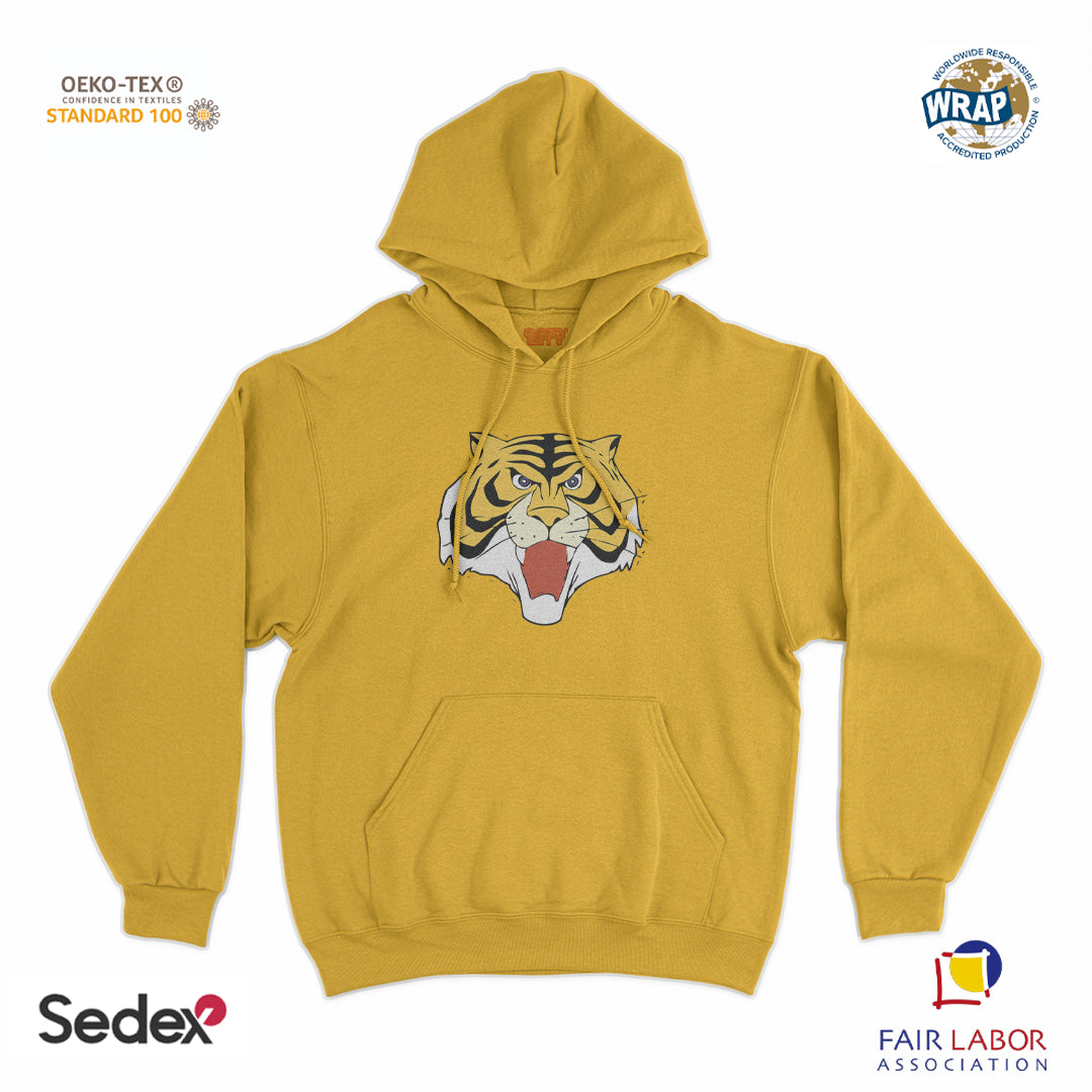 felpa_cappuccio cappuccio unisex- tigre manga