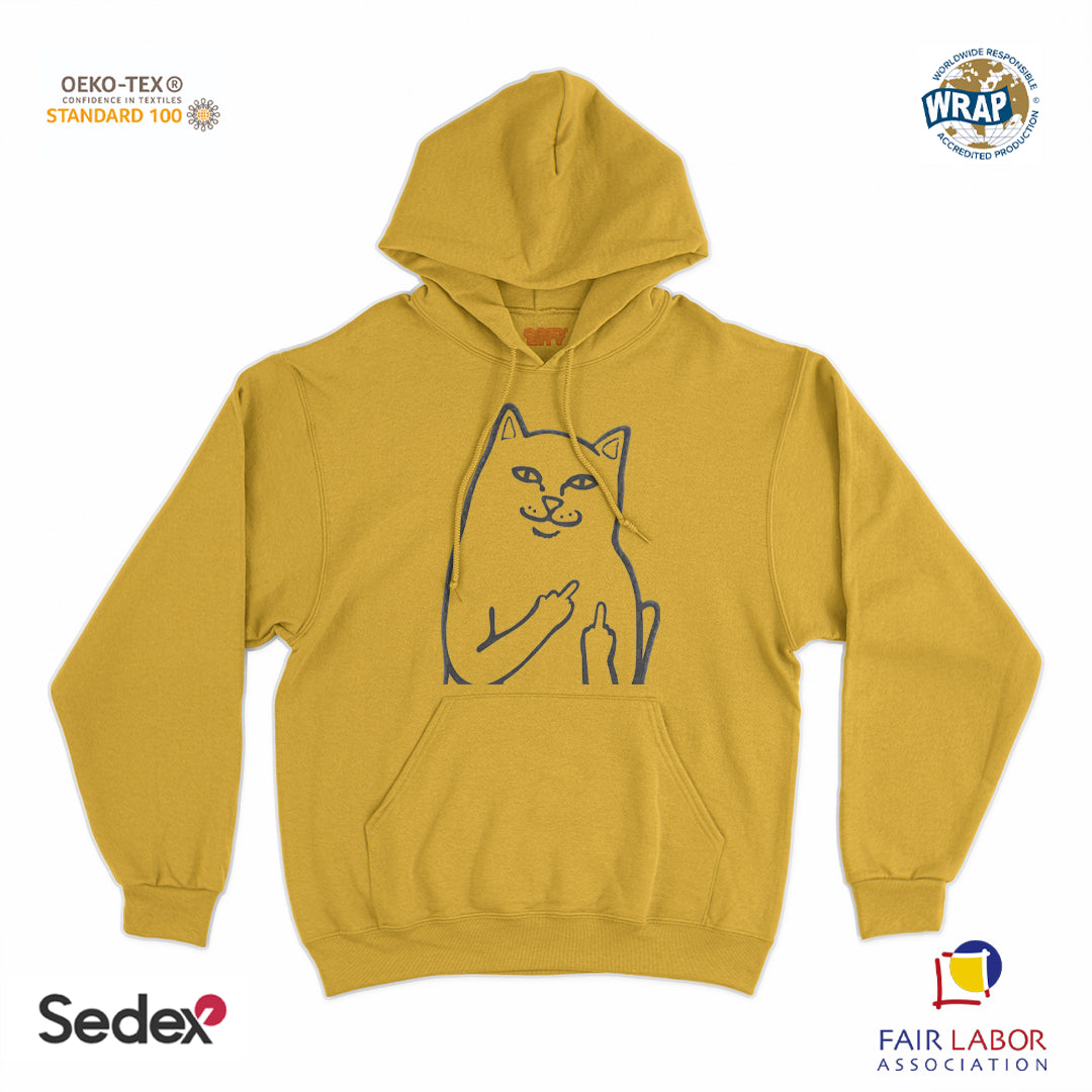 felpa_cappuccio cappuccio unisex- gatto fuck