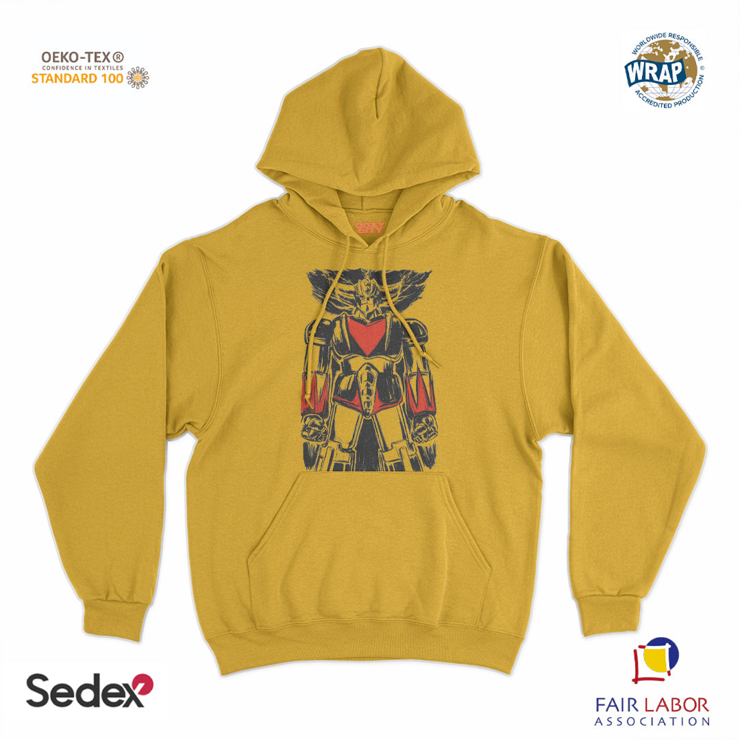felpa_cappuccio cappuccio unisex- robottone art