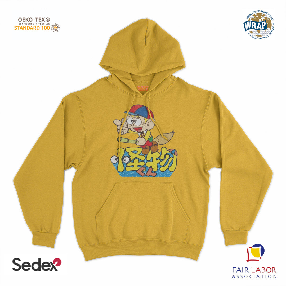 felpa_cappuccio cappuccio unisex- principe dei mostri giapponese