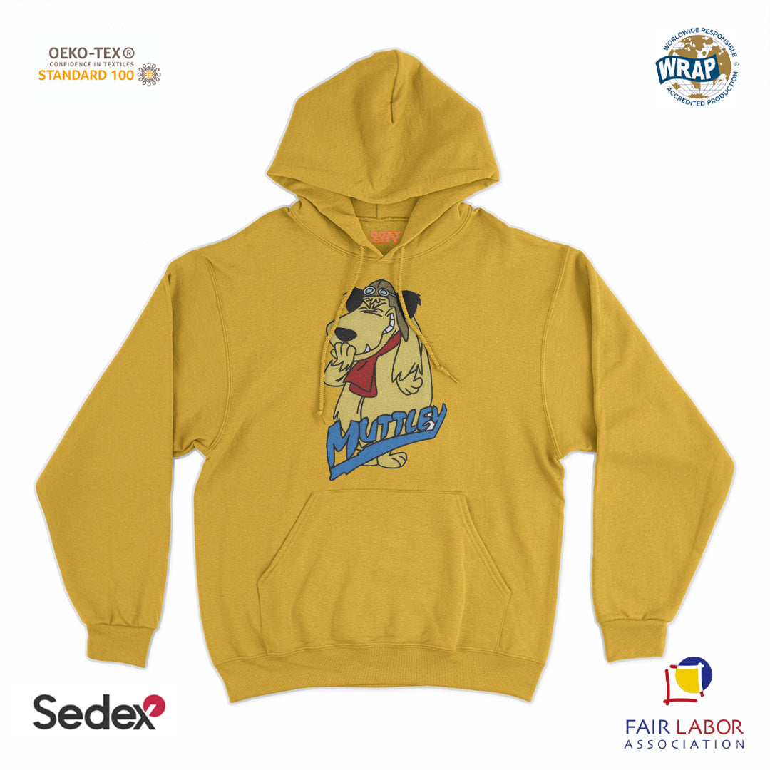 felpa cappuccio unisex- cane che ride