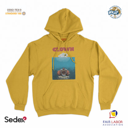 felpa_cappuccio cappuccio unisex- squalo clown