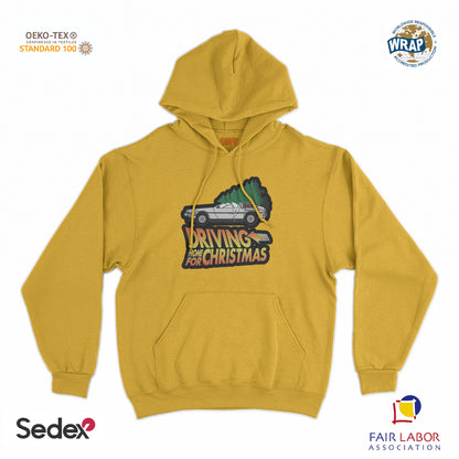 felpa_cappuccio cappuccio unisex- driving home for christmas natale