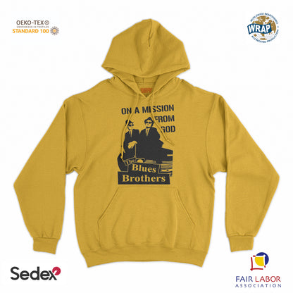 felpa_cappuccio cappuccio unisex- brothers on a mission from god