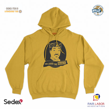 felpa_cappuccio cappuccio unisex- good save the prince zamunda