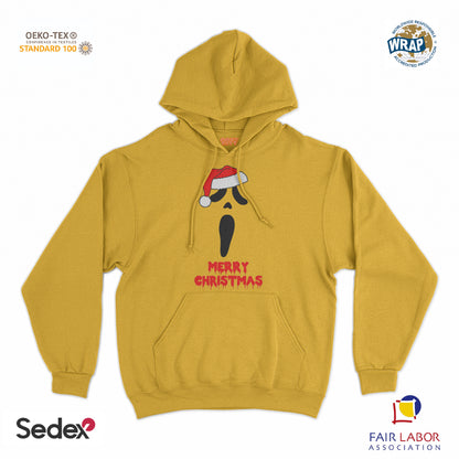 felpa_cappuccio cappuccio unisex- merry christmas urlo natale
