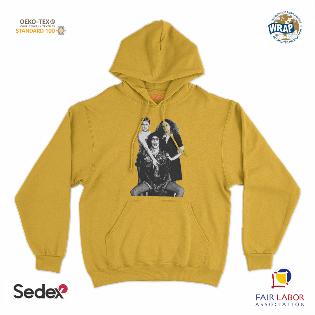 felpa cappuccio unisex- rocky show
