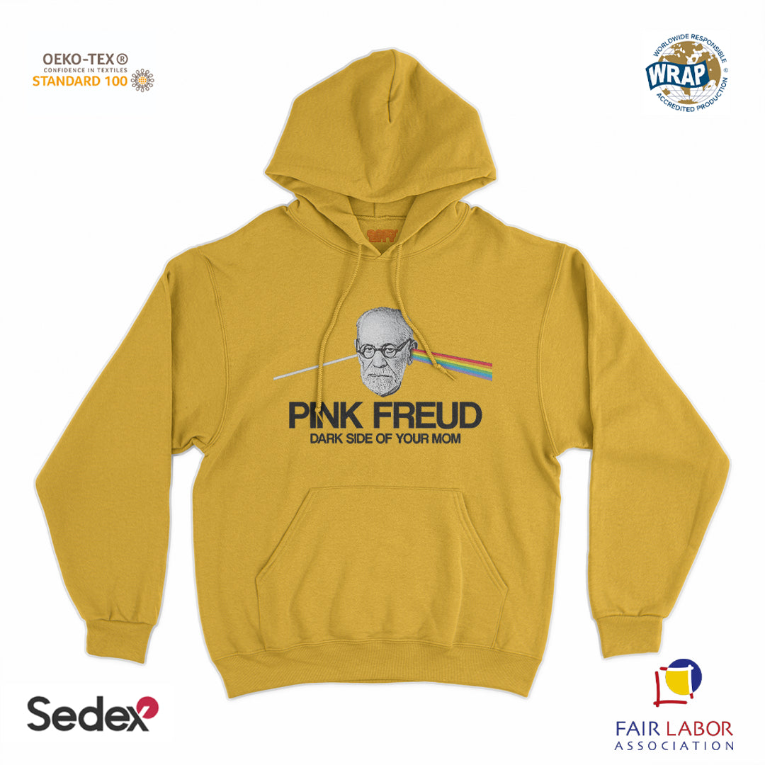 felpa_cappuccio cappuccio unisex- pink froyd