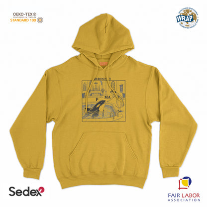 felpa cappuccio unisex- rebus maleducato